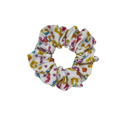 Regenboog panter scrunchie