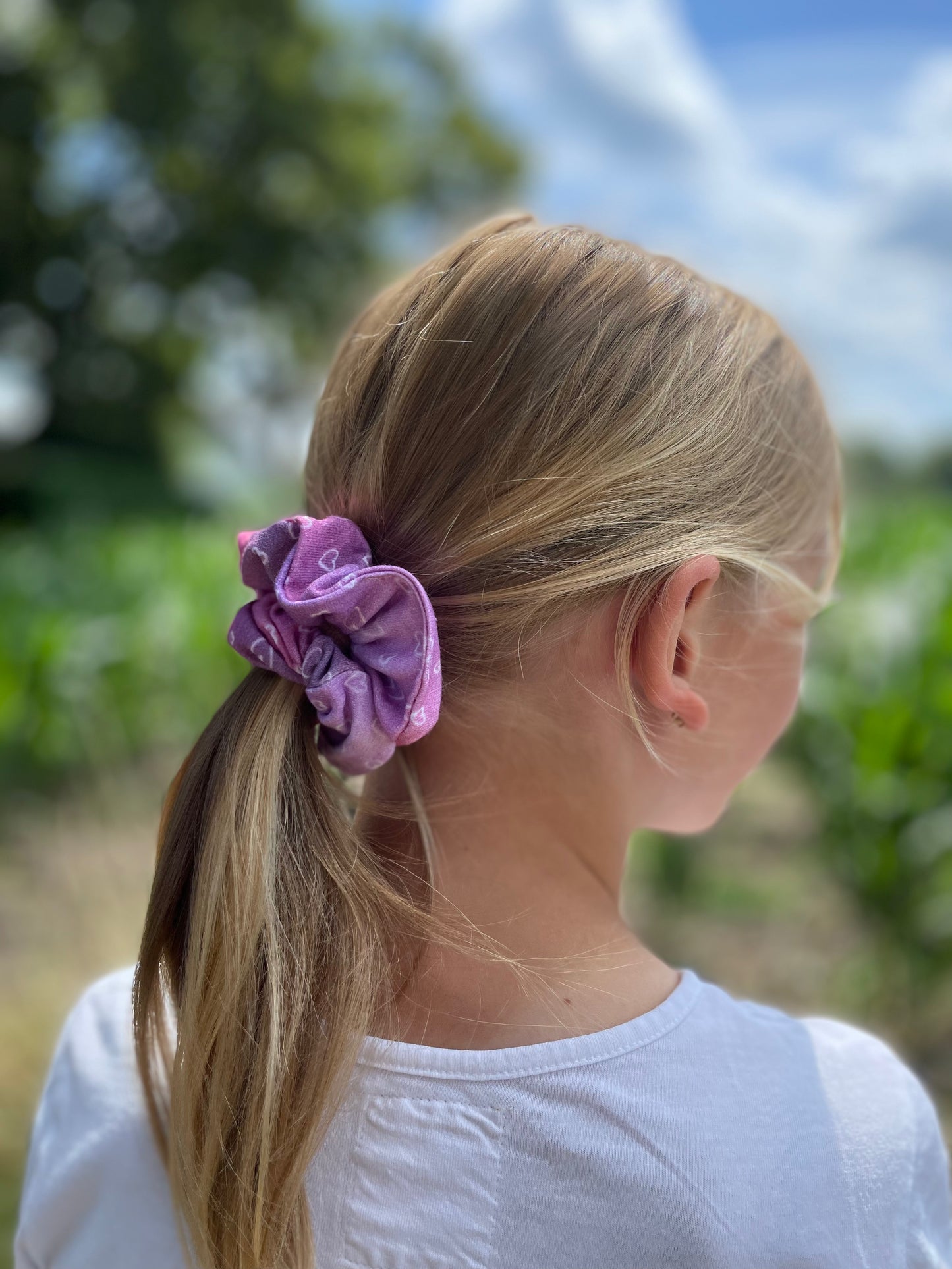Ellie scrunchie hartjes