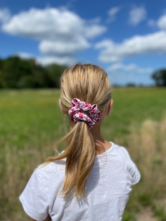 Lilly scrunchie roze