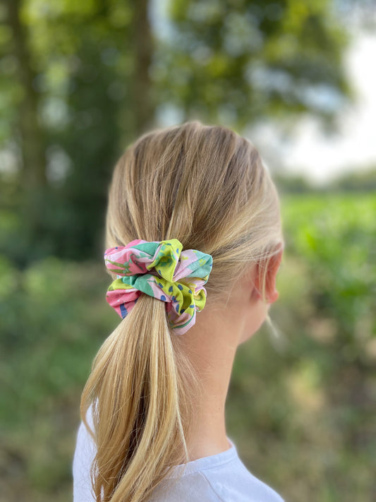Floral scrunchie