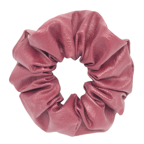 Leren donkerroze scrunchie voor {$price} inclusief verzendkosten. Scrunchie-winkel.nl de grootste collectie scrunchies en haaraccessoires, hoge kwaliteit en scherpe prijs