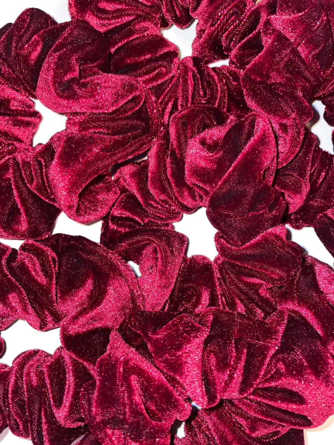 Onze stoffen - verschillende soorten scrunchies