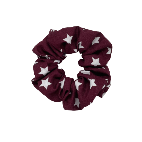Rode sterren scrunchie