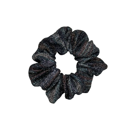 Gekleurde glitter scrunchie