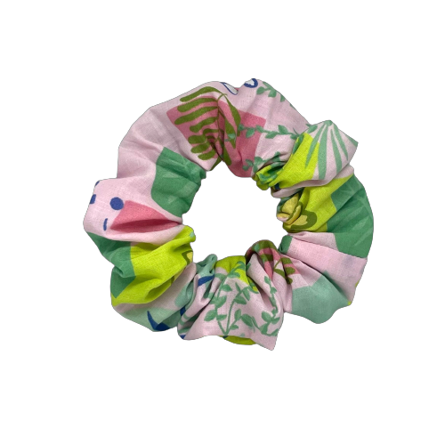 Floral scrunchie