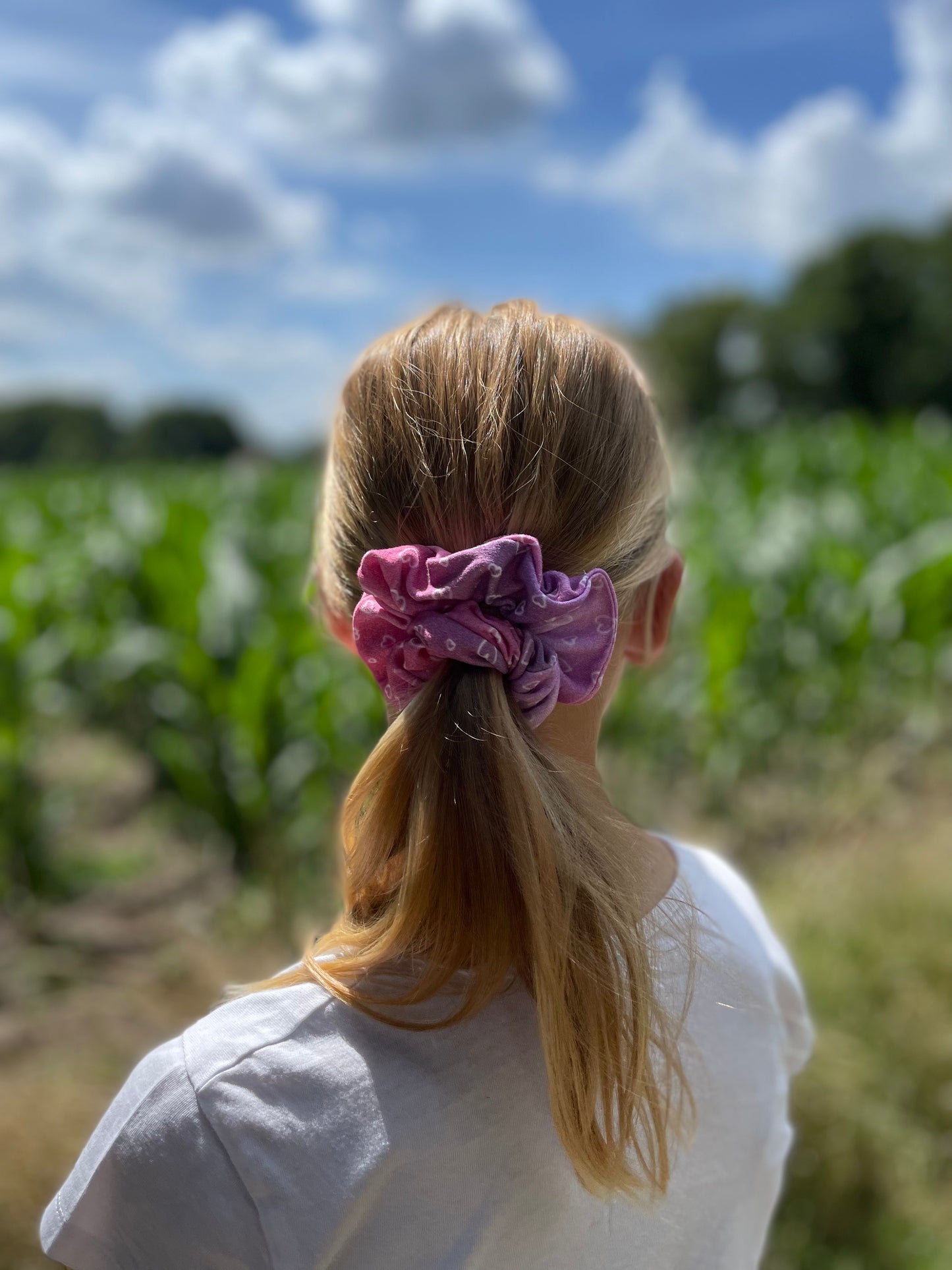 Ellie scrunchie hartjes