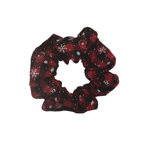 Zwart geruite christmas scrunchie voor {$price} inclusief verzendkosten. Scrunchie-winkel.nl de grootste collectie scrunchies en haaraccessoires, hoge kwaliteit en scherpe prijs